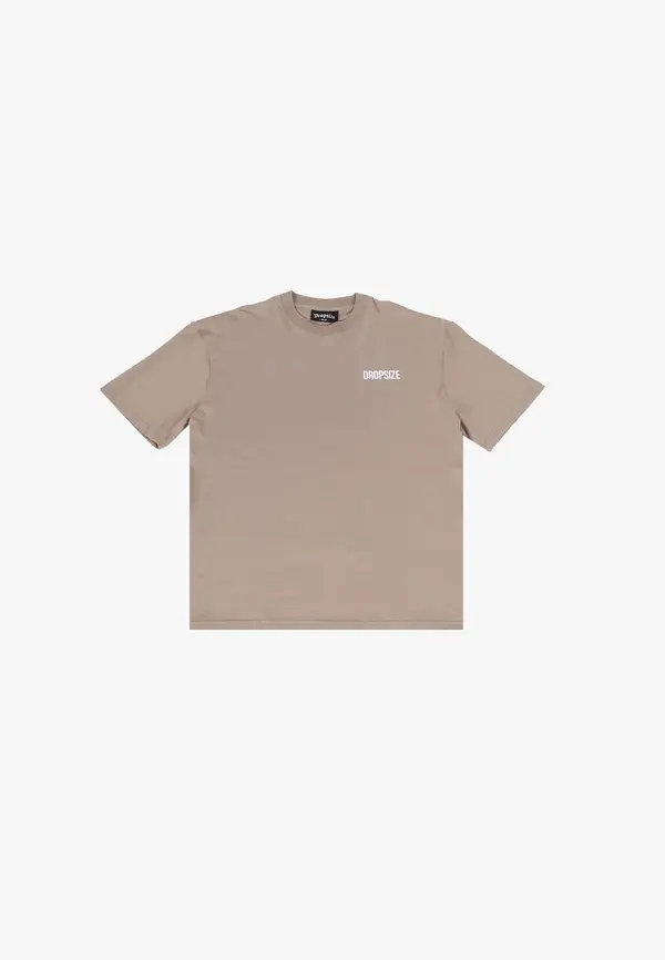 Dropsize Dropsize Majica  temno siva / bela