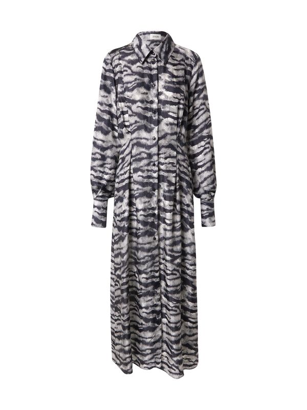 DRYKORN DRYKORN Dolga srajca 'MORAGA'  svetlo siva / črna