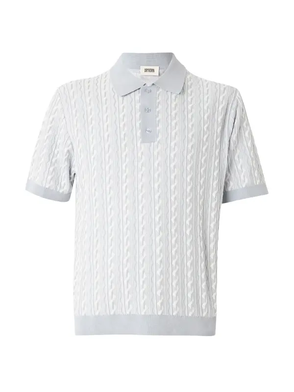 DRYKORN DRYKORN Pulover 'Tamian 10'  pastelno modra / bela
