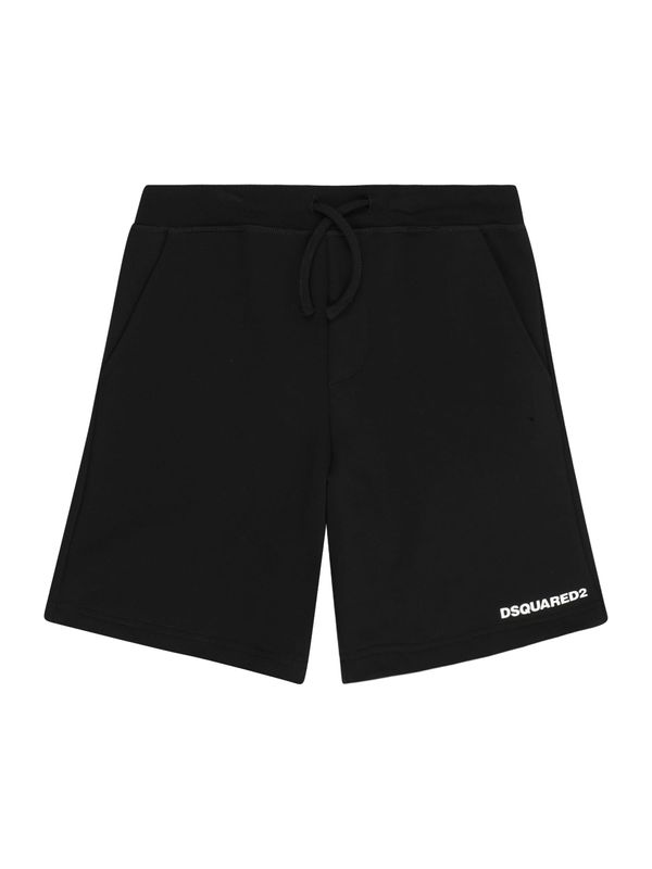 DSQUARED2 DSQUARED2 Hlače  črna / bela