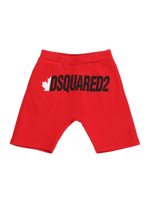 DSQUARED2 DSQUARED2 Hlače  rdeča / črna / bela