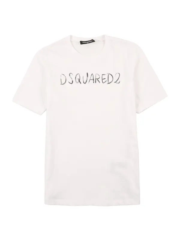 DSQUARED2 DSQUARED2 Majica  pegasto črna / bela