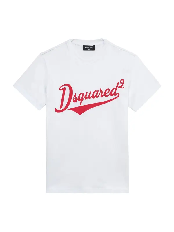 DSQUARED2 DSQUARED2 Majica  rdeča / bela
