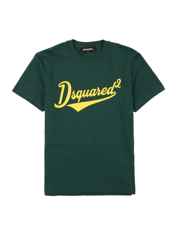 DSQUARED2 DSQUARED2 Majica  rumena / temno zelena