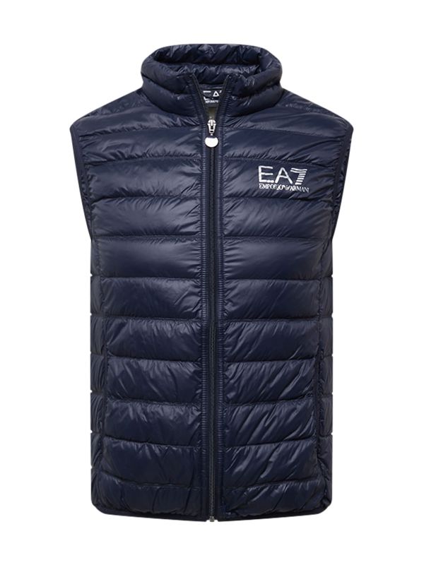 EA7 Emporio Armani EA7 Emporio Armani Brezrokavnik  nočno modra / bela