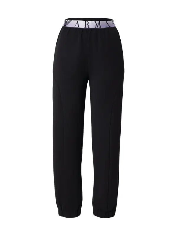 EA7 Emporio Armani EA7 Emporio Armani Hlače  črna / bela