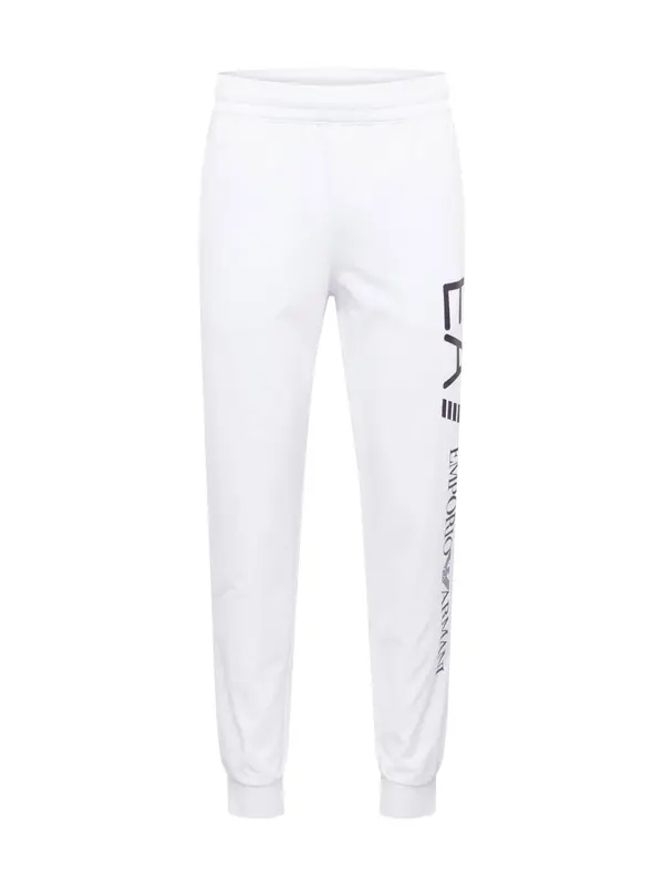 EA7 Emporio Armani EA7 Emporio Armani Hlače  črna / bela