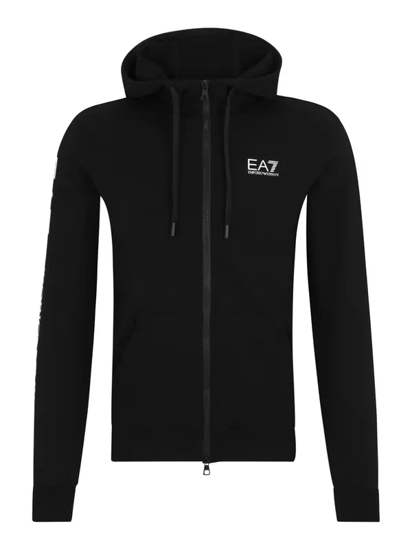 EA7 Emporio Armani EA7 Emporio Armani Jopa na zadrgo  črna / bela