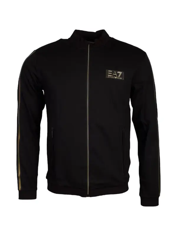 EA7 Emporio Armani EA7 Emporio Armani Jopa na zadrgo  črna / bela