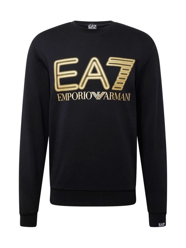 EA7 Emporio Armani EA7 Emporio Armani Majica  bež / črna / bela