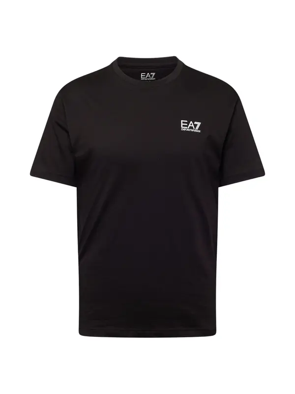 EA7 Emporio Armani EA7 Emporio Armani Majica 'Core Identity'  črna / bela