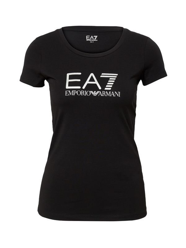 EA7 Emporio Armani EA7 Emporio Armani Majica  črna / bela