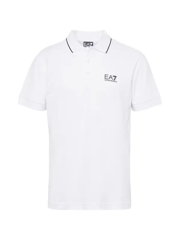 EA7 Emporio Armani EA7 Emporio Armani Majica  črna / bela