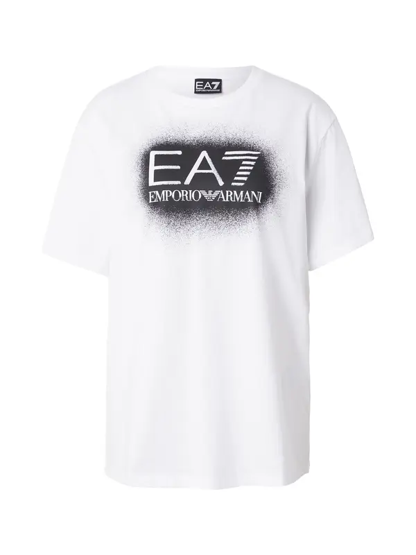 EA7 Emporio Armani EA7 Emporio Armani Majica  črna / bela