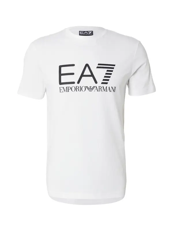 EA7 Emporio Armani EA7 Emporio Armani Majica  črna / bela