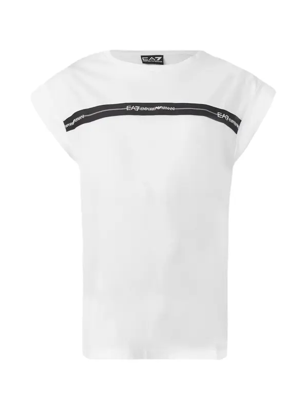 EA7 Emporio Armani EA7 Emporio Armani Majica  črna / bela