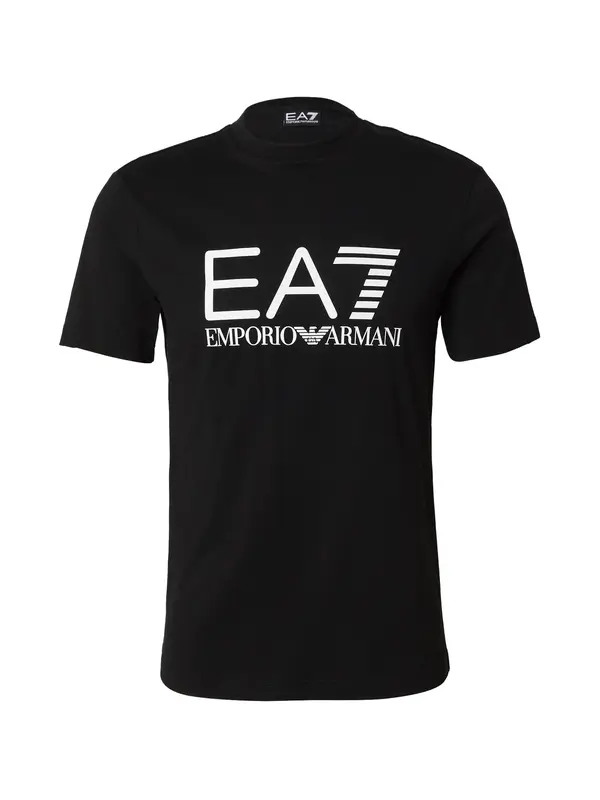 EA7 Emporio Armani EA7 Emporio Armani Majica  črna / bela