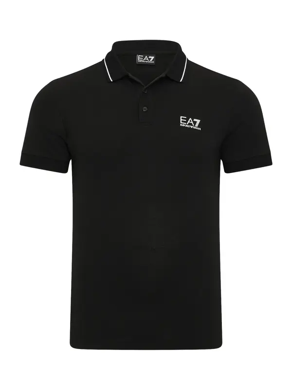 EA7 Emporio Armani EA7 Emporio Armani Majica  črna / bela