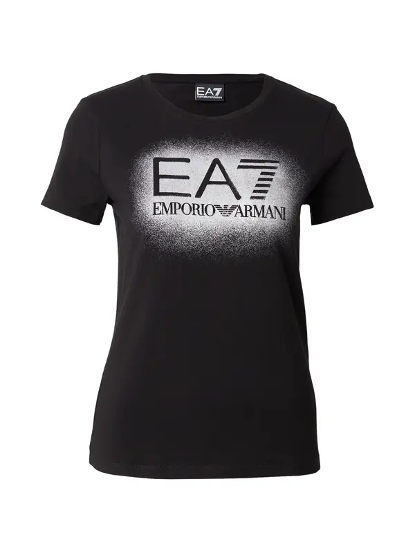 EA7 Emporio Armani EA7 Emporio Armani Majica  črna / bela