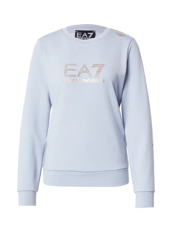 EA7 Emporio Armani EA7 Emporio Armani Majica 'Evolution'  svetlo modra / zlata