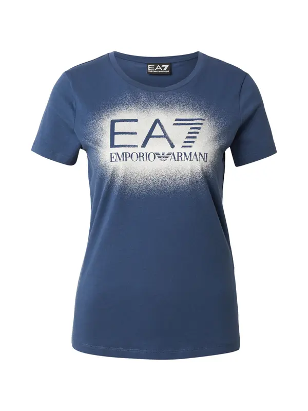 EA7 Emporio Armani EA7 Emporio Armani Majica  modra / bela