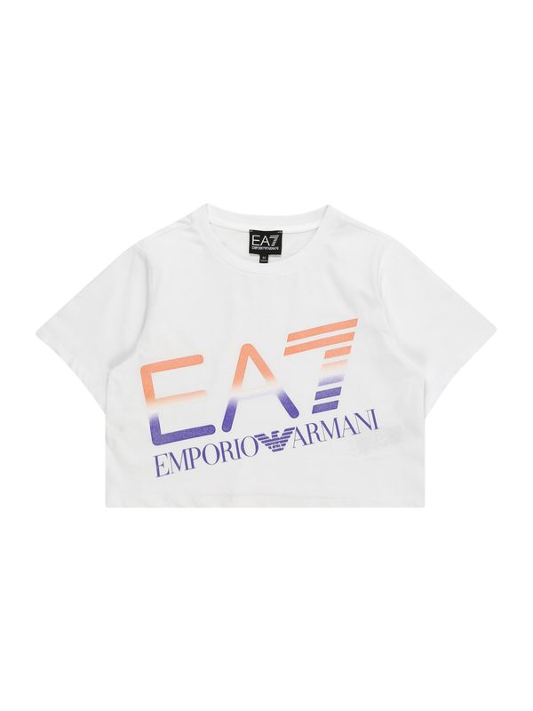 EA7 Emporio Armani EA7 Emporio Armani Majica  modra / oranžna / bela