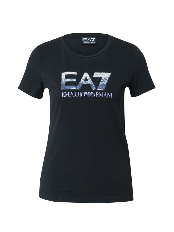 EA7 Emporio Armani EA7 Emporio Armani Majica  opal / svetlo modra / črna