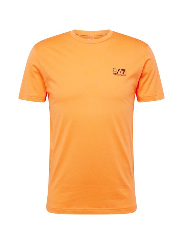 EA7 Emporio Armani EA7 Emporio Armani Majica  oranžna / rdeča / črna