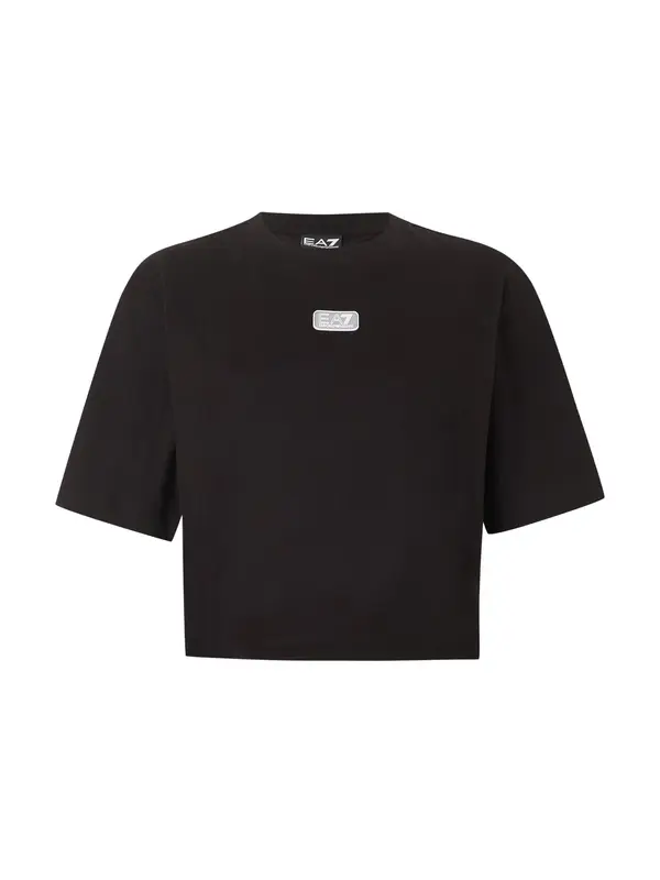 EA7 Emporio Armani EA7 Emporio Armani Majica  siva / črna
