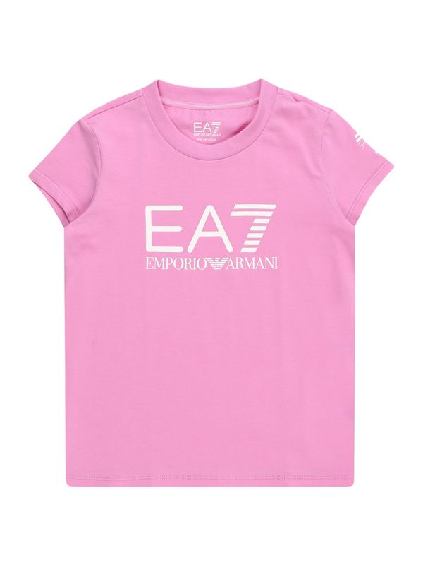 EA7 Emporio Armani EA7 Emporio Armani Majica  svetlo roza / bela