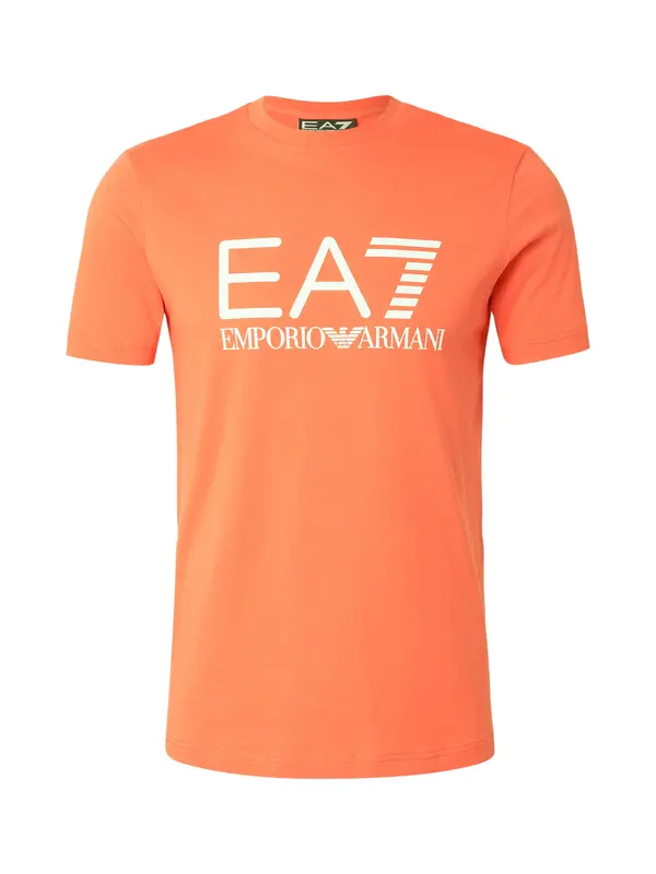 EA7 Emporio Armani EA7 Emporio Armani Majica  svetlo rumena / oranžno rdeča