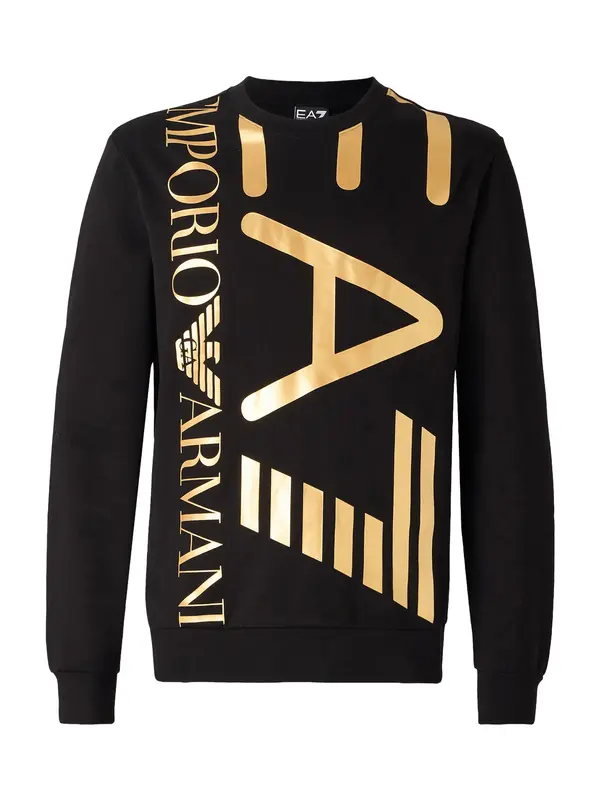 EA7 Emporio Armani EA7 Emporio Armani Majica  zlata / črna
