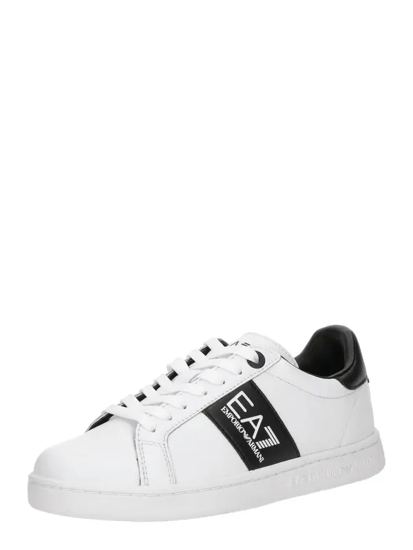 EA7 Emporio Armani EA7 Emporio Armani Nizke superge 'CLASSIC'  črna / bela
