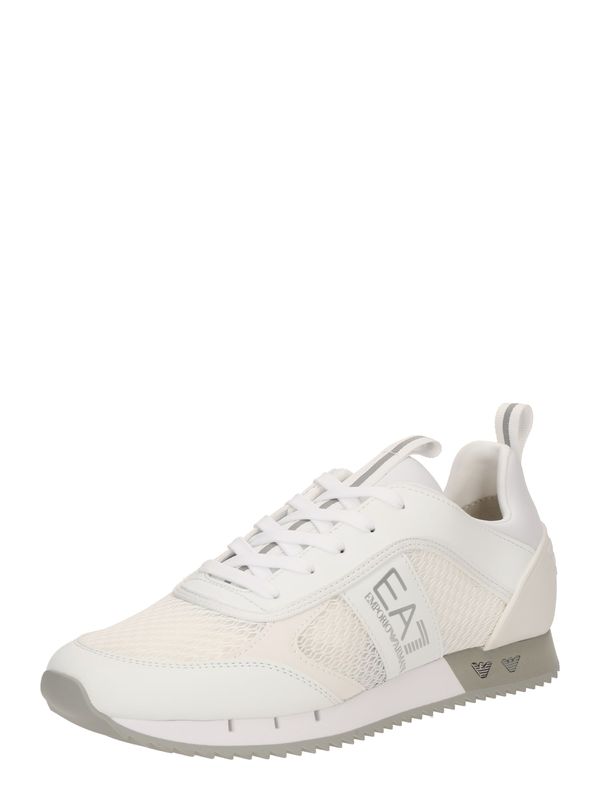 EA7 Emporio Armani EA7 Emporio Armani Nizke superge  siva / bela