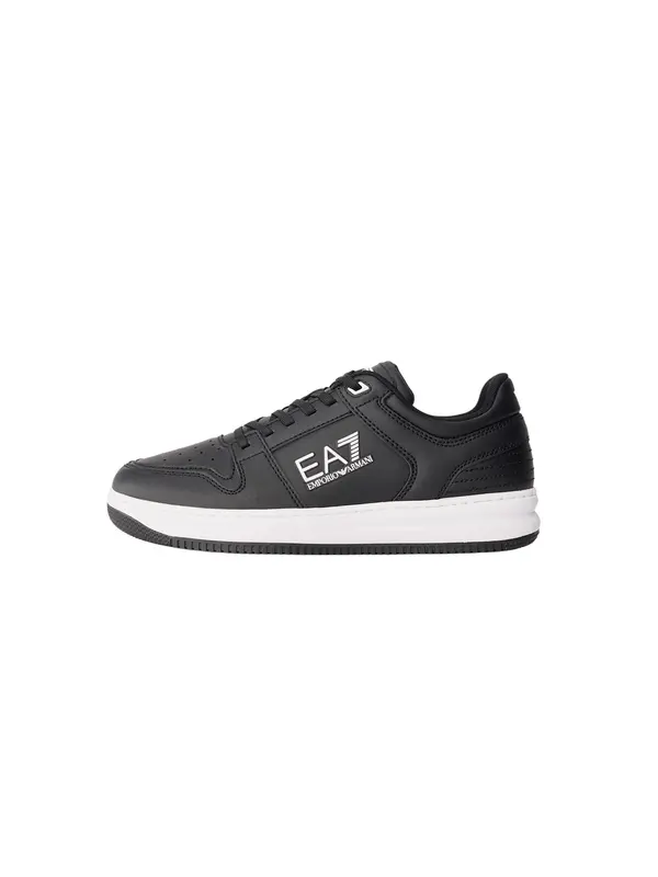 EA7 Emporio Armani EA7 Emporio Armani Nizke superge 'SLASHER'  črna / bela