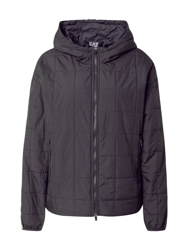 EA7 Emporio Armani EA7 Emporio Armani Prehodna jakna 'NATURAL VENTUS7'  bež / črna