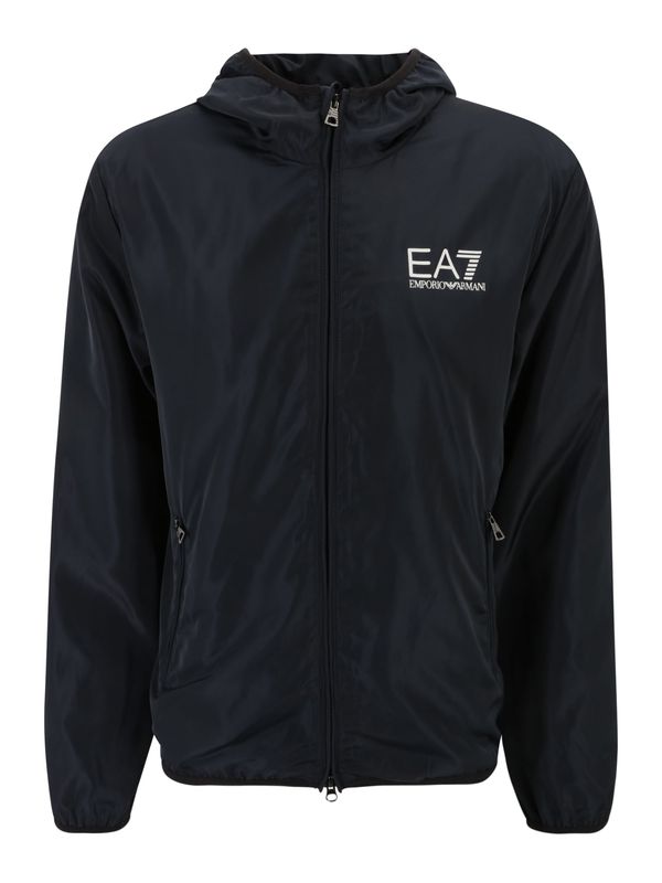 EA7 Emporio Armani EA7 Emporio Armani Prehodna jakna  nočno modra / bela