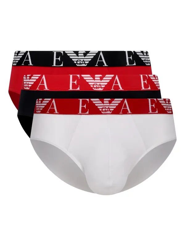 EA7 Emporio Armani EA7 Emporio Armani Spodnje hlačke  rdeča / temno rdeča / črna / bela