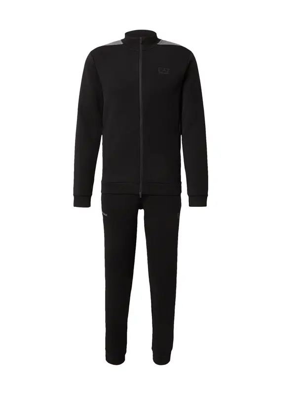EA7 Emporio Armani EA7 Emporio Armani Športna trenirka  svetlo siva / črna