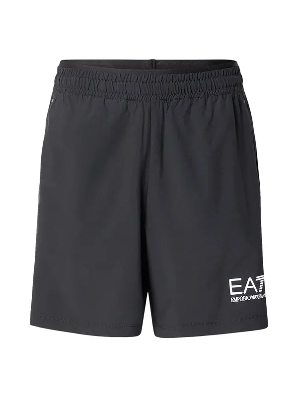 EA7 Emporio Armani EA7 Emporio Armani Športne hlače  črna / bela