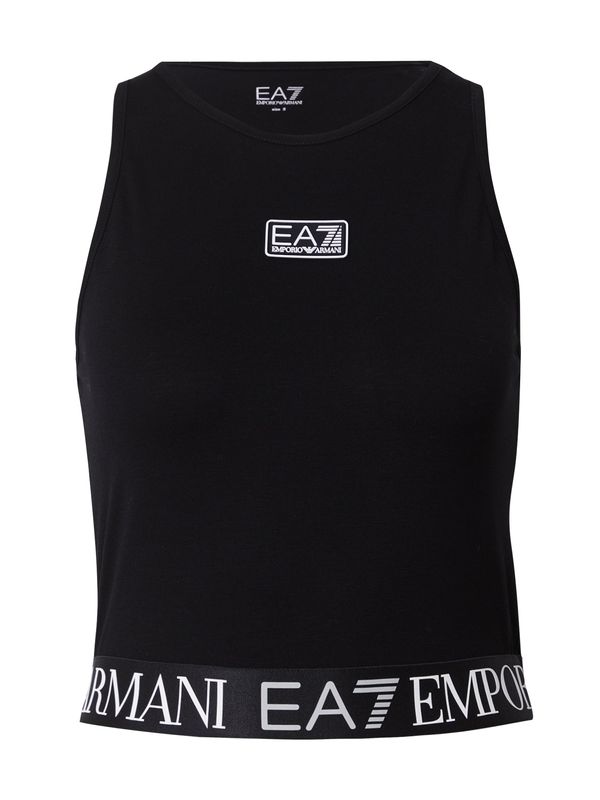 EA7 Emporio Armani EA7 Emporio Armani Športni top  črna / bela