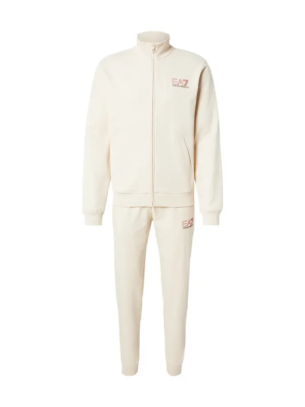 EA7 Emporio Armani EA7 Emporio Armani Trenirka za tek  kremna / rdeča / črna
