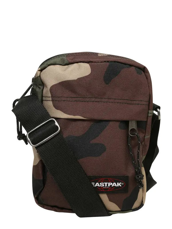 EASTPAK EASTPAK Torba za čez ramo 'The One'  rjava / zelena / rdeča / črna / bela