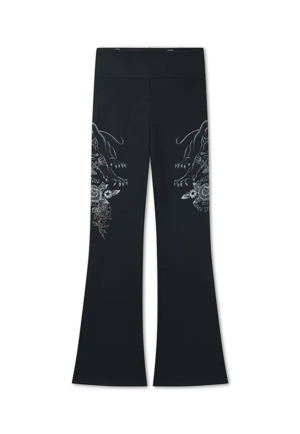 Ed Hardy Ed Hardy Hlače '1971'  črna / bela