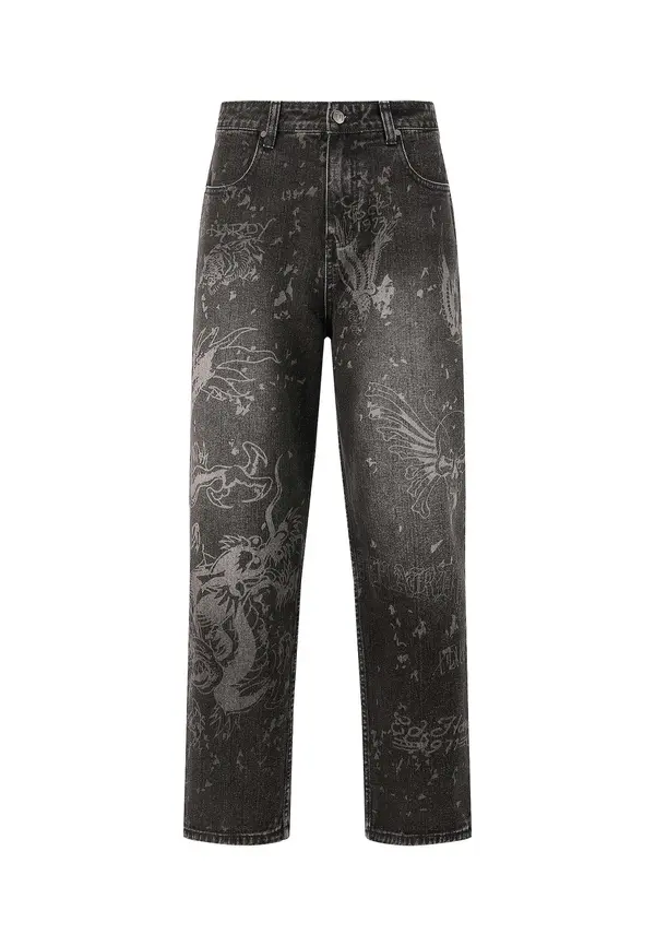 Ed Hardy Ed Hardy Kavbojke  črna