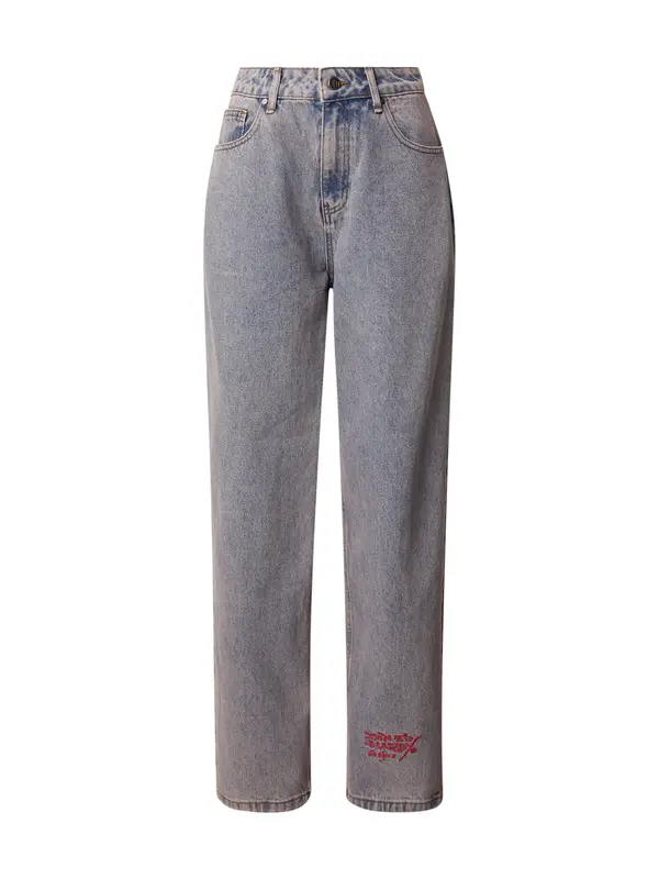 Ed Hardy Ed Hardy Kavbojke 'Dragon and Sword'  siv denim / majnica / češnjevo rdeča / črna