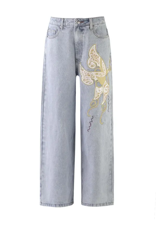 Ed Hardy Ed Hardy Kavbojke  svetlo modra