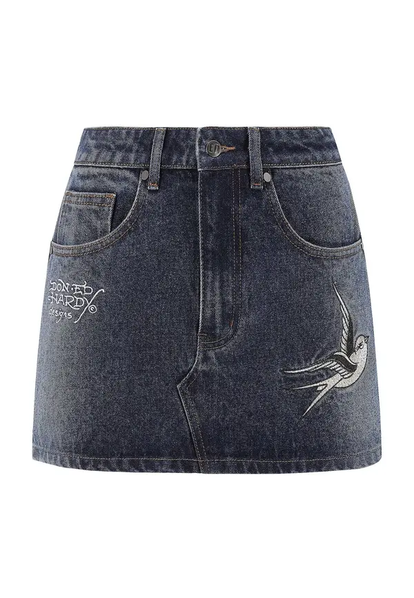 Ed Hardy Ed Hardy Krilo 'Swallow'  temno modra / svetlo siva / bela