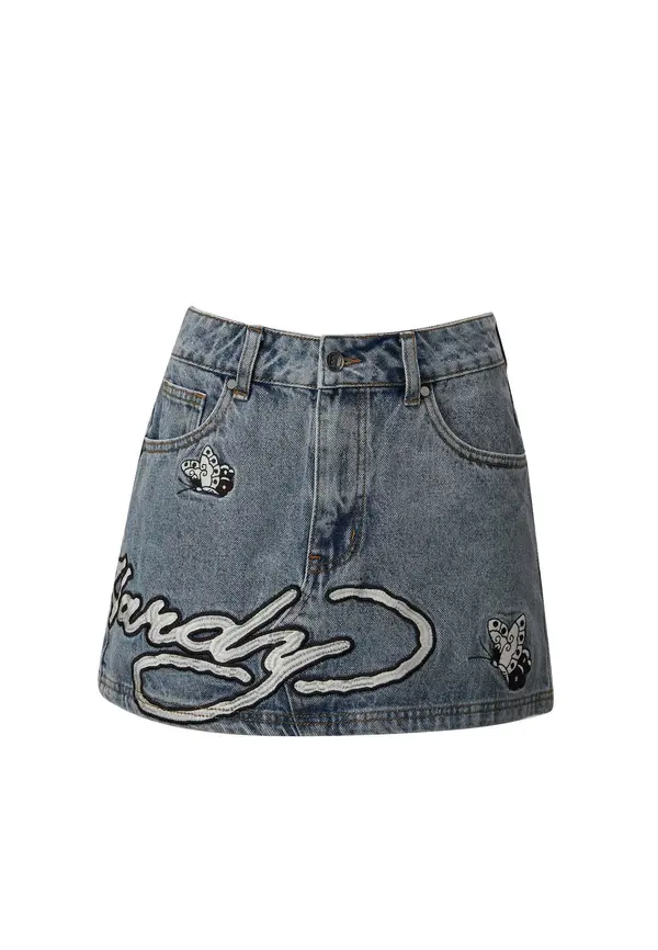 Ed Hardy Ed Hardy Krilo 'Wasser Schmetterling'  moder denim