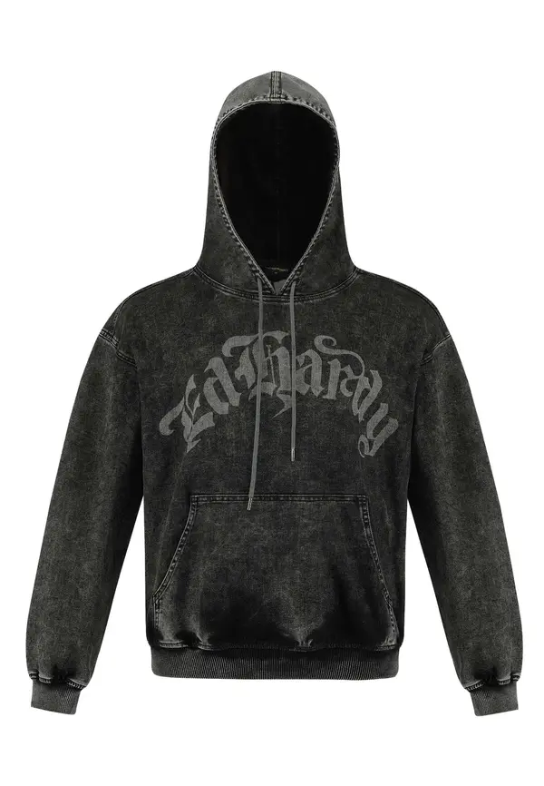Ed Hardy Ed Hardy Majica 'Death Rider'  siva / črna